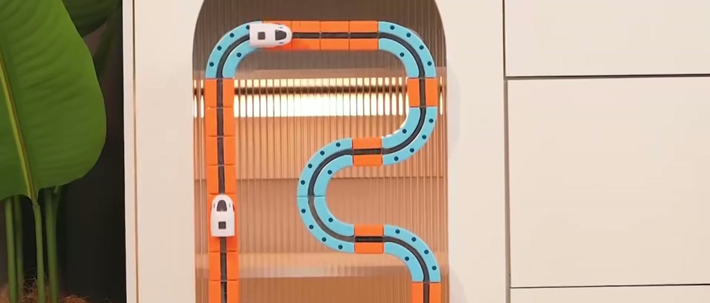 Track stuck vertically to a cabinet